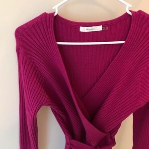 NWOT hot pink sweater dress